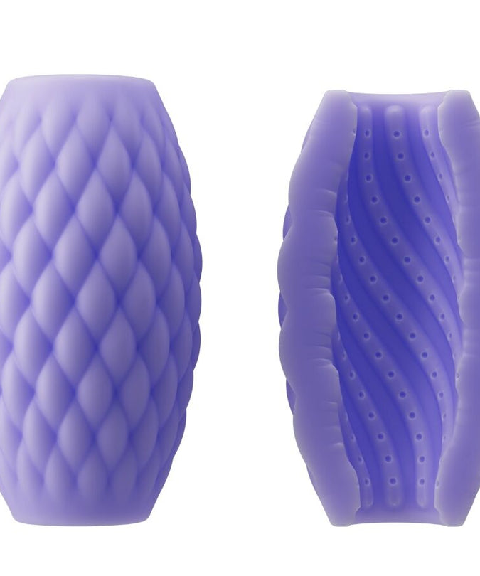 PRETTY LOVE - ATHENA EROS SILICONE Mannelijke Masturbator PAARS
