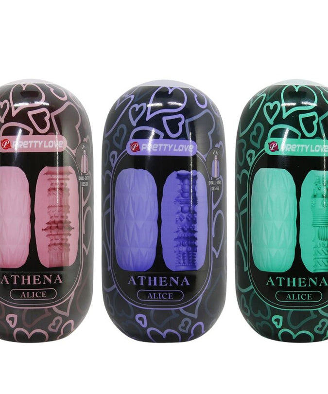 PRETTY LOVE - ATHENA ALICE PACK 15 VERSCHILLENDE MENSELIJKE MASTURBATOREN