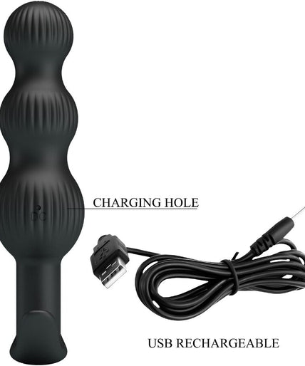 PRETTY LOVE - SIDNEY ANAL VIBRATOR 10 VIBRATIONS BLACK PRETTY LOVE - SIDNEY ANAL VIBRATOR 10 VIBRATIONS BLACK