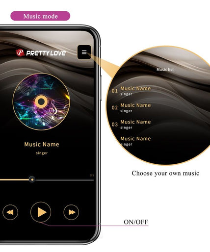 PRETTY LOVE - LEVIATHAN APP CONTROLLED VIBRATOR PURPLE PRETTY LOVE - LEVIATHAN APP CONTROLLED VIBRATOR PURPLE