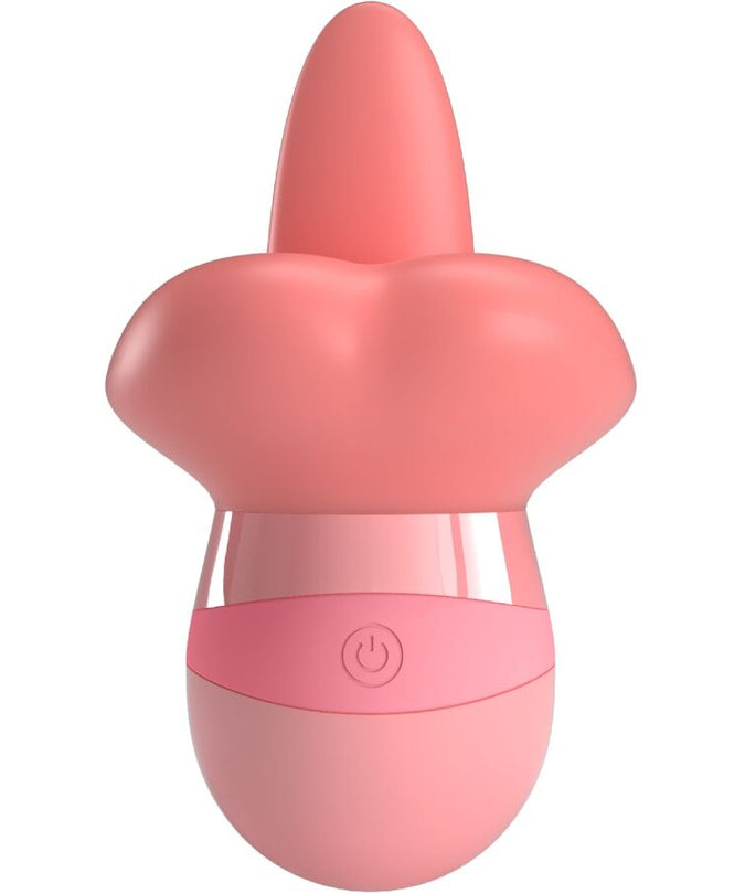 Pretty Love – Kylee Tongue Clitoris Stimulator 10 Vibrations Nude Pink