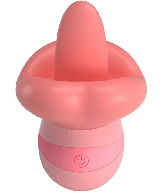 Pretty Love – Kylee Tongue Clitoris Stimulator 10 Vibrations Nude Pink