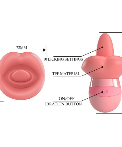 Pretty Love – Kylee Zungen-Klitoris-Stimulator 10 Vibrationen Nude Pink Pretty Love – Kylee Zungen-Klitoris-Stimulator 10 Vibrationen Nude Pink