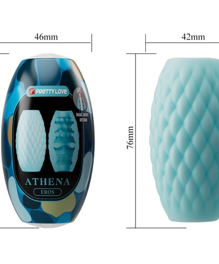 PRETTY LOVE - ATHENA EROS SILICONE MALE MASTURBATOR SKY BLUE PRETTY LOVE - ATHENA EROS SILICONE MALE MASTURBATOR SKY BLUE