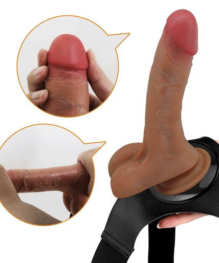PRETTY LOVE - UNIVERSAL HARNESS BRIEFS WITH VIBRATING AND SQUIRTING DILDO 15.5 CM MULATO PRETTY LOVE - UNIVERSAL HARNESS BRIEFS WITH VIBRATING AND SQUIRTING DILDO 15.5 CM MULATO