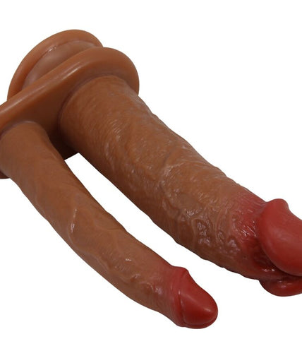 PRETTY LOVE - GORAN DOUBLE DILDO REALISTIC NATURAL MULATO PRETTY LOVE - GORAN DOUBLE DILDO REALISTIC NATURAL MULATO