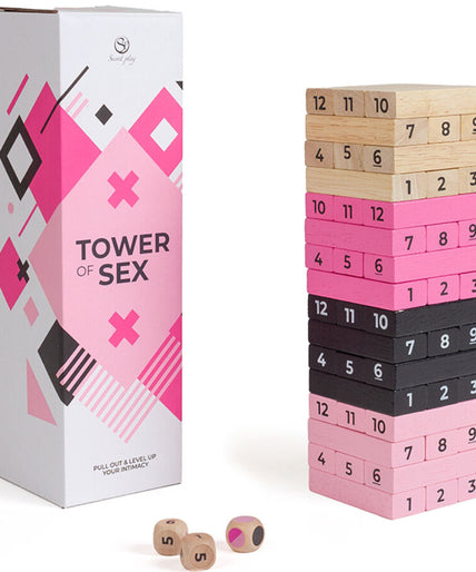 SECRETPLAY - TOWER OF SEX WOODEN GAME SECRETPLAY - TOWER OF SEX WOODEN GAME