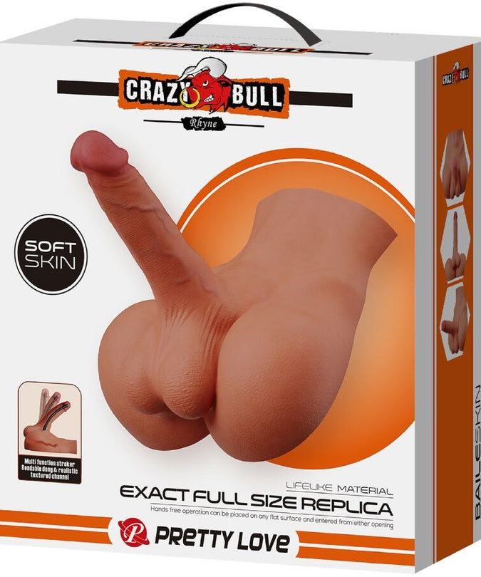 CRAZY BULL - RHYNE BACK REALISTIC NATURAL MASTURBATOR