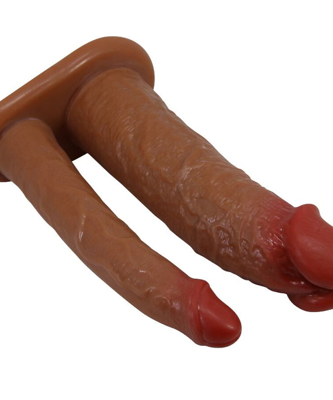 PRETTY LOVE - KEAVEN HARNESS BRIEFS UNIVERSAL & COMFORTABLE DOUBLE DILDO