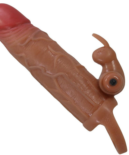PRETTY LOVE - OSMAR PENIS SLEEVE + VIBRATING CLITORIS STIMULATOR PRETTY LOVE - OSMAR PENIS SLEEVE + VIBRATING CLITORIS STIMULATOR