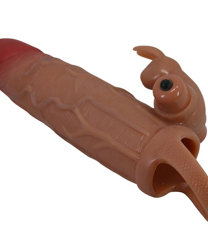 PRETTY LOVE - OSMAR PENIS SLEEVE + VIBRATING CLITORIS STIMULATOR