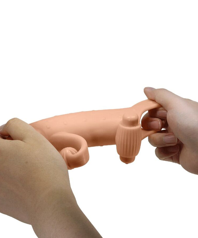 ROMANCE - VIBRATING PENIS SLEEVE NATURAL