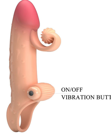 ROMANCE - VIBRATING PENIS SLEEVE NATURAL ROMANCE - VIBRATING PENIS SLEEVE NATURAL