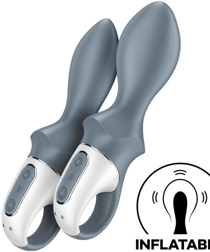 SATISFYER - AIR PUMP BOOTY 1 ANAL INFLATABLE VIBRATOR GREY SATISFYER - AIR PUMP BOOTY 1 ANAL INFLATABLE VIBRATOR GREY