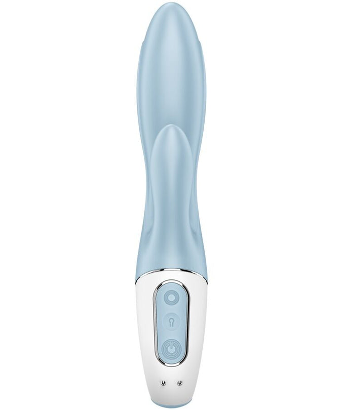 SATISFYER - AIR PUMP BUNNY 1 INFLATABLE RABBIT VIBRATOR BLUE