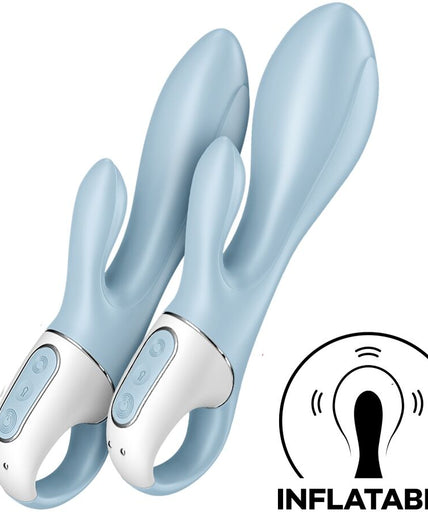SATISFYER - AIR PUMP BUNNY 1 INFLATABLE RABBIT VIBRATOR BLUE SATISFYER - AIR PUMP BUNNY 1 INFLATABLE RABBIT VIBRATOR BLUE