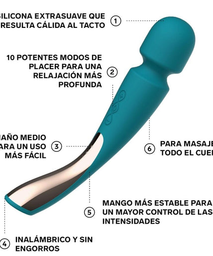 LELO – Smart Wand 2 Medium – Ocean Blue LELO – Smart Wand 2 Medium – Ocean Blue