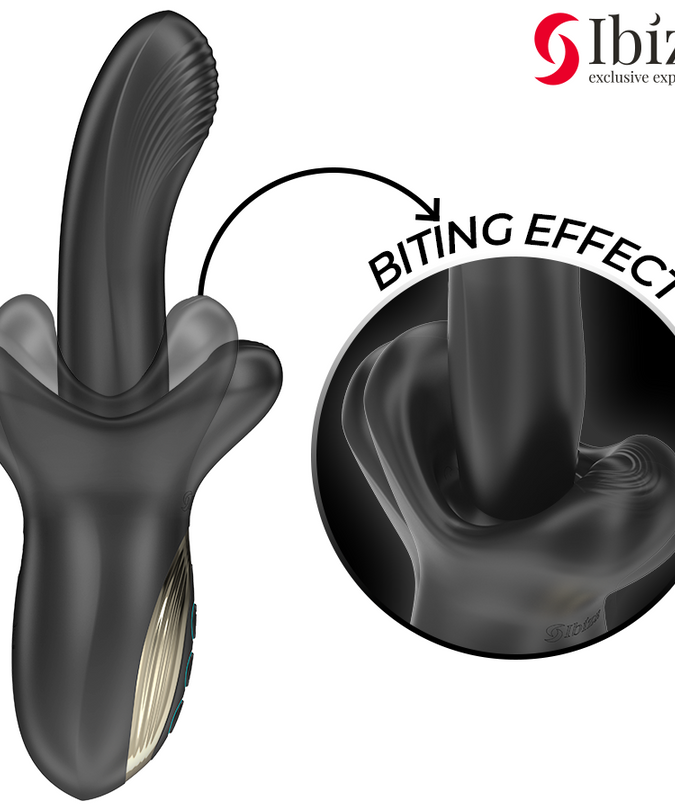 IBIZA - POWERFUL VIBRATOR WITH THRUSTING AND BITING EFFECT