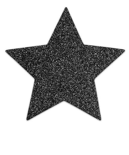 BIJOUX - INDISCRETS FLASH BLACK STAR NIPPLE CAPS BIJOUX - INDISCRETS FLASH BLACK STAR NIPPLE CAPS