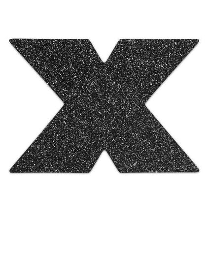 BIJOUX - INDISCRETS FLASH CROSS ZWARTE NIPPLE CAPS BIJOUX - INDISCRETS FLASH CROSS ZWARTE NIPPLE CAPS
