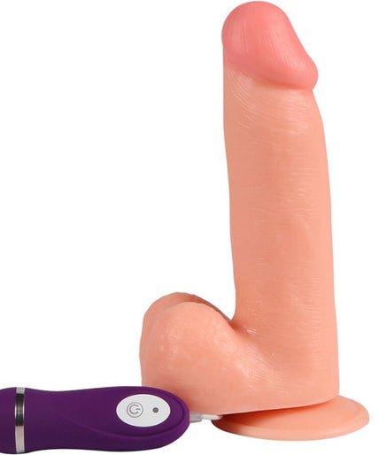 SHEQU - ADAM VIBRATOR DILDO WITH REMOTE CONTROL 21 CM SHEQU - ADAM VIBRATOR DILDO WITH REMOTE CONTROL 21 CM