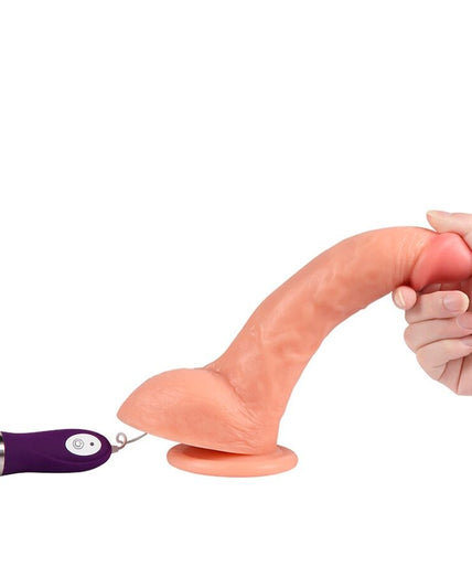 SHEQU - BEAST VIBRATING DILDO WITH REMOTE CONTROL 24.5 CM SHEQU - BEAST VIBRATING DILDO WITH REMOTE CONTROL 24.5 CM