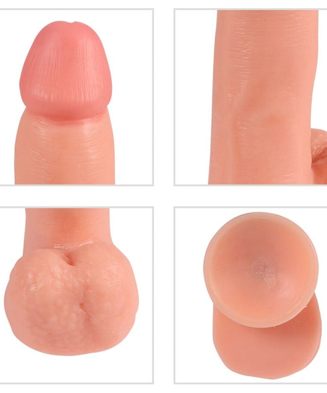 SHEQU - PHANTOM VIBRATING DILDO WITH REMOTE CONTROL 20 CM