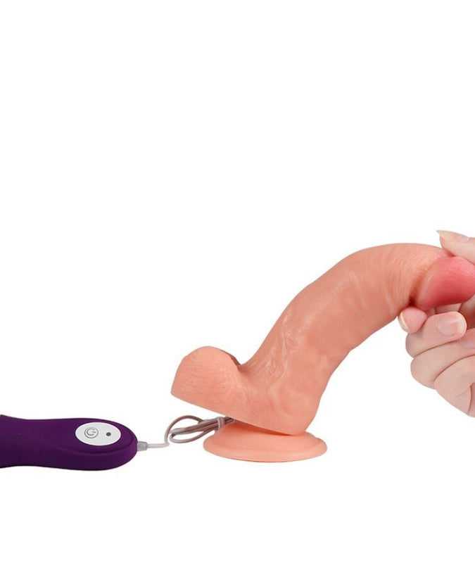 SHEQU - IRON DRAGON VIBRATOR DILDO WITH REMOTE CONTROL 17.5 CM