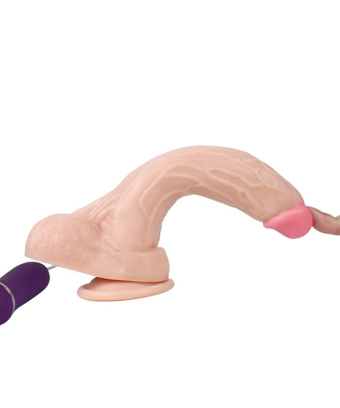 SHEQU - HEILIGE DRAAK VIBRATOR DILDO MET AFSTANDSBEDIENING 20,5 CM