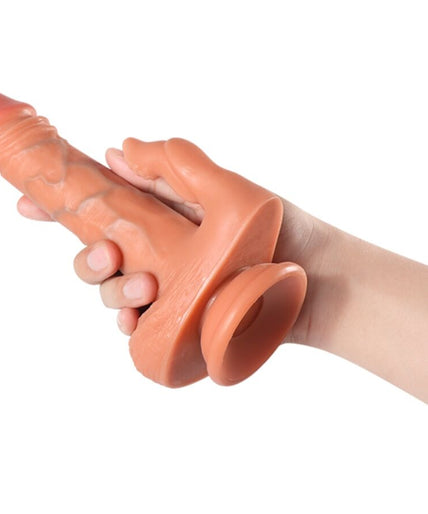 SHEQU - JULIAN DILDO AND CLITORIS STIMULATOR WITH VIBRATION AND REMOTE CONTROL 16 CM SHEQU - JULIAN DILDO AND CLITORIS STIMULATOR WITH VIBRATION AND REMOTE CONTROL 16 CM