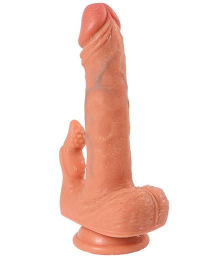 SHEQU - JULIAN DILDO AND CLITORIS STIMULATOR WITH VIBRATION AND REMOTE CONTROL 16 CM SHEQU - JULIAN DILDO AND CLITORIS STIMULATOR WITH VIBRATION AND REMOTE CONTROL 16 CM
