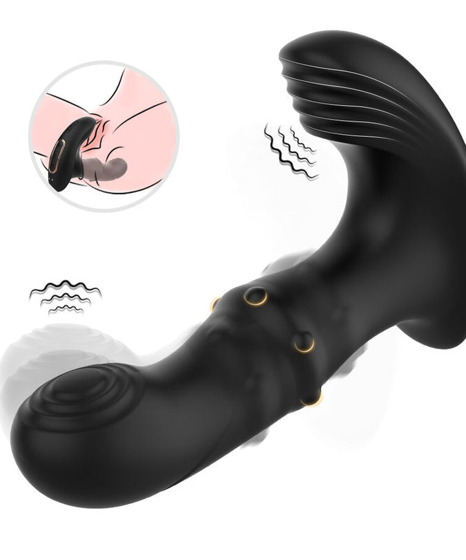 ARMONY - ANAL PROSTATE VIBRATOR REMOTE CONTROL BLACK