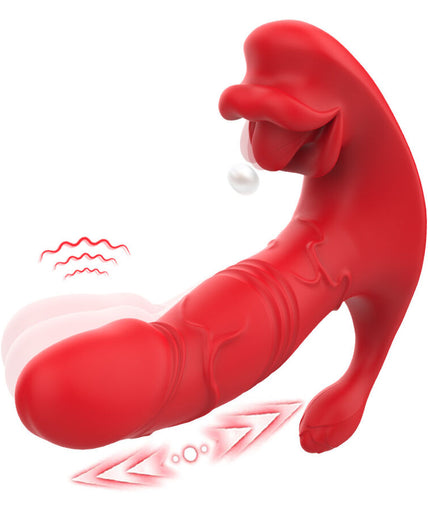 Armony – Anale Vibrator Slip C en G – Puntstimulator met Afstandsbediening Rood Armony – Anale Vibrator Slip C en G – Puntstimulator met Afstandsbediening Rood