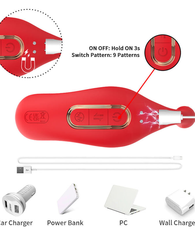 Armony – Anal Vibrator Panty C And G – Spot Stimulator Remote Control Red