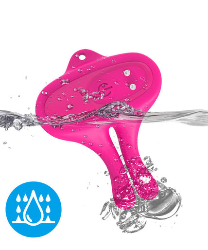 Armony – Rabbit Shape Vibration Magnetic Nipple Clamps Pink Armony – Rabbit Shape Vibration Magnetic Nipple Clamps Pink