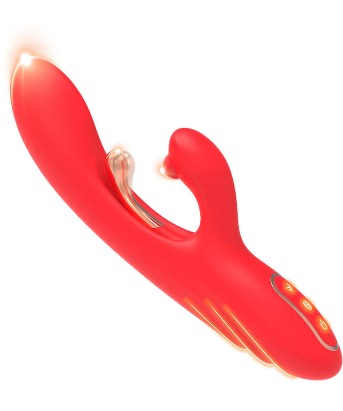Armony – G – Spot And Clitoris Stimulator Vibrator With Oscillating Tongue Red