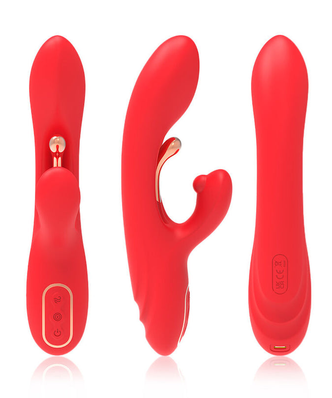 Armony – G – Spot And Clitoris Stimulator Vibrator With Oscillating Tongue Red