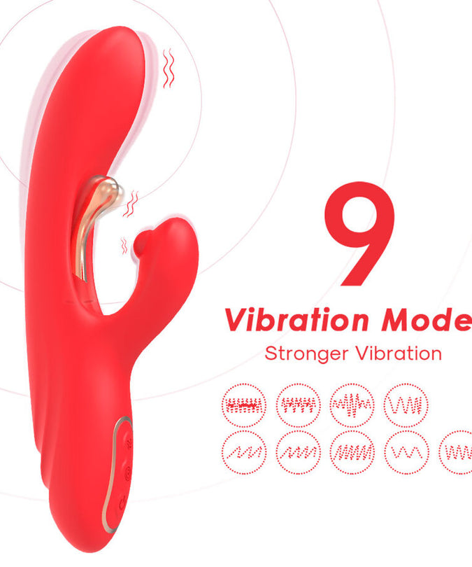 Armony – G – Spot And Clitoris Stimulator Vibrator With Oscillating Tongue Red