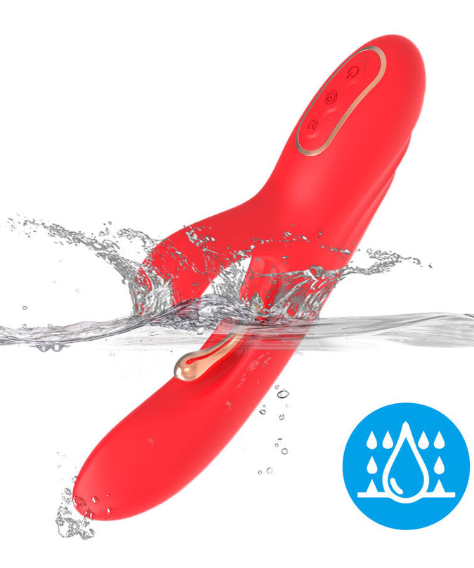 Armony – G – Spot And Clitoris Stimulator Vibrator With Oscillating Tongue Red