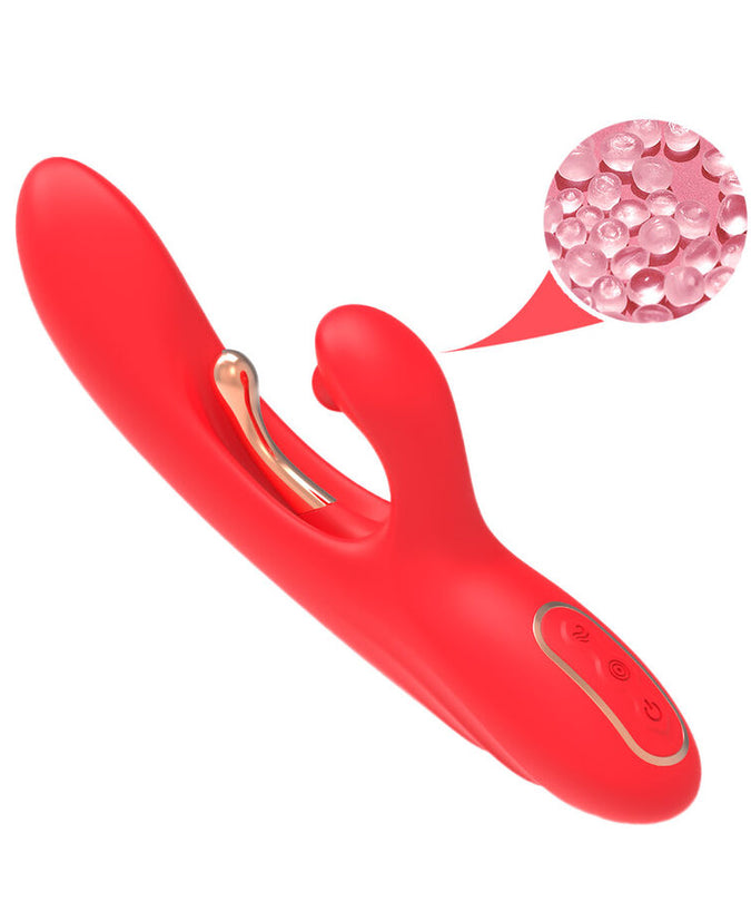 Armony – G – Spot And Clitoris Stimulator Vibrator With Oscillating Tongue Red