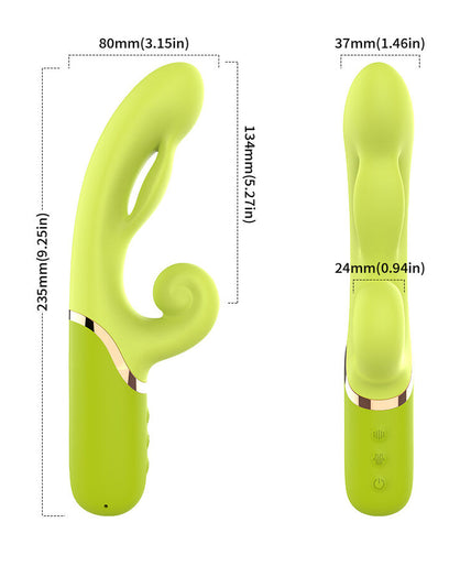 ARMONY - INFLABE POINT A TO STIMULATOR VIBRATOR GREEN ARMONY - INFLABE POINT A TO STIMULATOR VIBRATOR GREEN