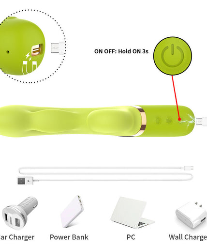 ARMONY - INFLABE POINT A TO STIMULATOR VIBRATOR GREEN ARMONY - INFLABE POINT A TO STIMULATOR VIBRATOR GREEN