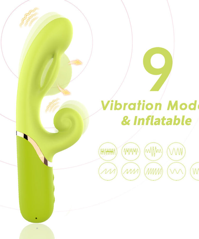 ARMONY - INFLABE POINT A TO STIMULATOR VIBRATOR GREEN