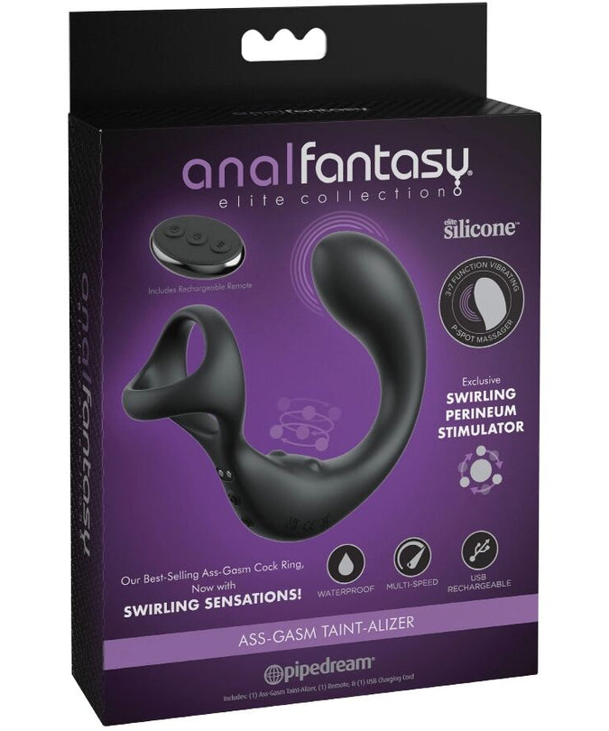 ANAL FANTASY ELITE COLLECTION - VIBRATING ANAL MASSAGER WITH REMOTE CONTROL