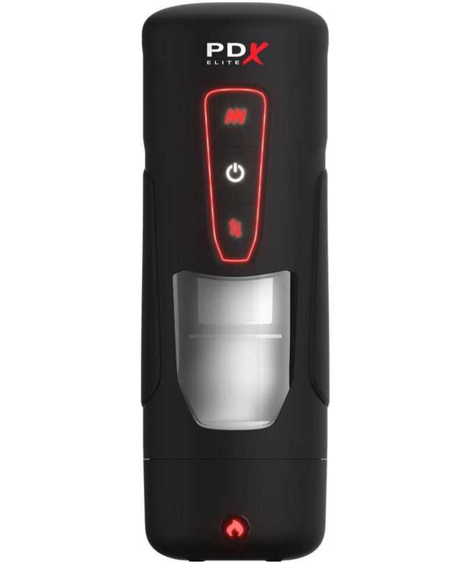 PDX ELITE - MILK ME HOTTER AUTOMATISCHE MASTURBATOR MET STOOT- EN VERWARMINGSEFFECT EN TRILLING