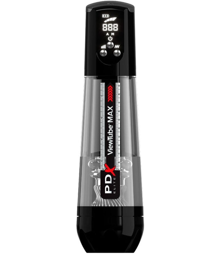PDX ELITE - VIEWTUBE MAX VIEW AUTOMATIC MASTURNADOR WITH TRANSPARENT SUCTION