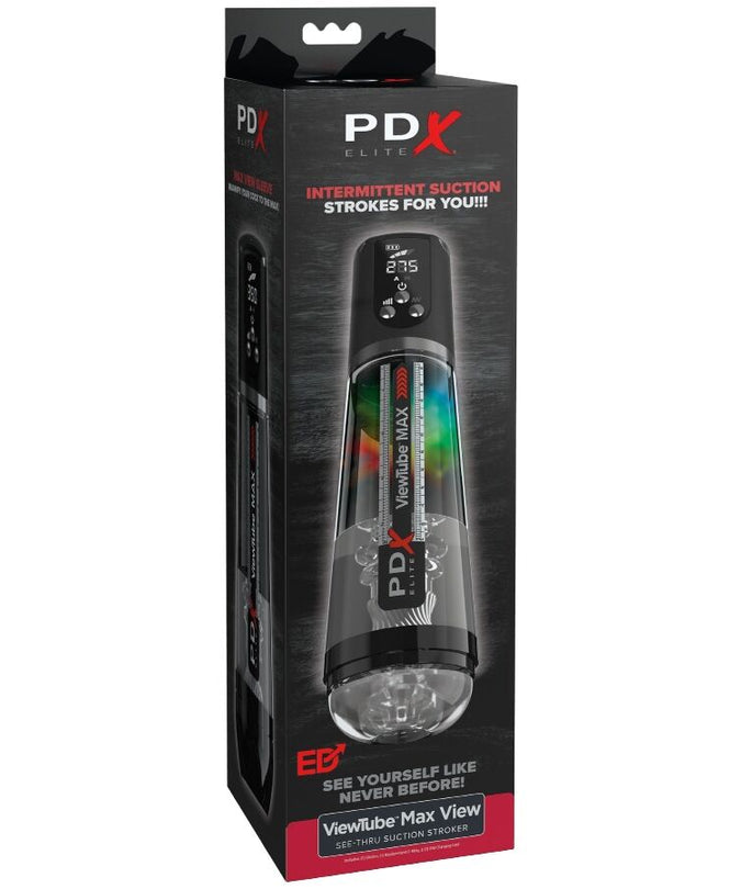 PDX ELITE - VIEWTUBE MAX VIEW AUTOMATIC MASTURNADOR WITH TRANSPARENT SUCTION