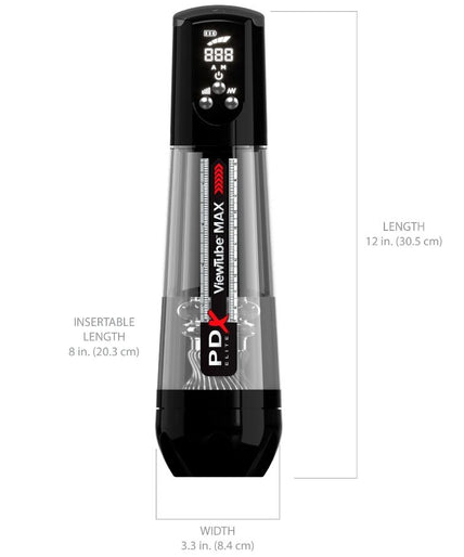 PDX ELITE - VIEWTUBE MAX VIEW AUTOMATIC MASTURNADOR WITH TRANSPARENT SUCTION PDX ELITE - VIEWTUBE MAX VIEW AUTOMATIC MASTURNADOR WITH TRANSPARENT SUCTION