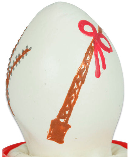CONDOMERIE - HANDPAINTED NOVELTY CONDOMS EASTER EGG WHITE CONDOMERIE - HANDPAINTED NOVELTY CONDOMS EASTER EGG WHITE
