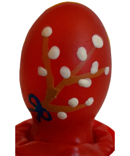 CONDOMERIE - HANDPAINTED NOVELTY CONDOMS EASTER EGG RED CONDOMERIE - HANDPAINTED NOVELTY CONDOMS EASTER EGG RED